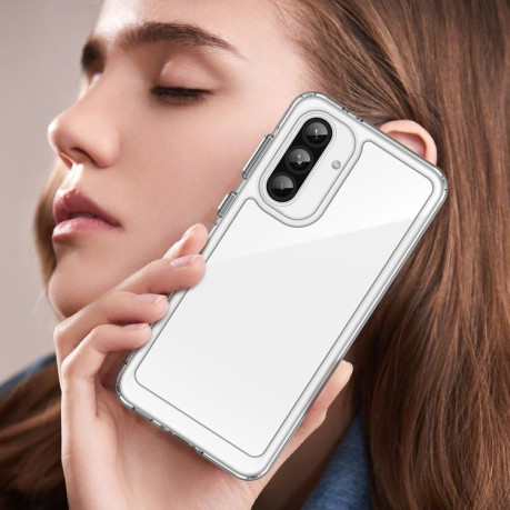 Протиударний чохол Colorful Acrylic Series  для Samsung Galaxy A56 5G - прозорий