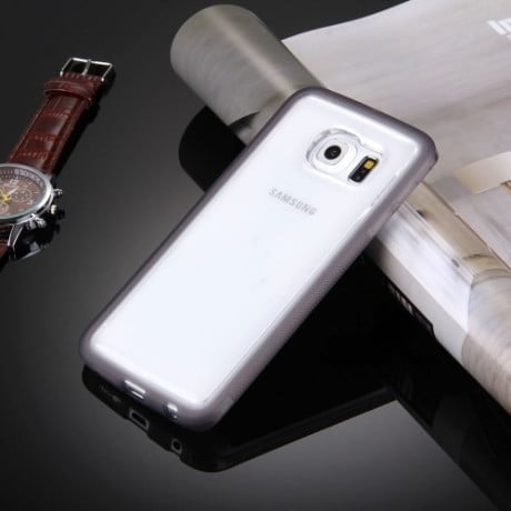 Антигравитационный Прозрачный Чехол Anti-Gravity Magical Nano-suction Grey для Samsung Galaxy S6 Edge / G925