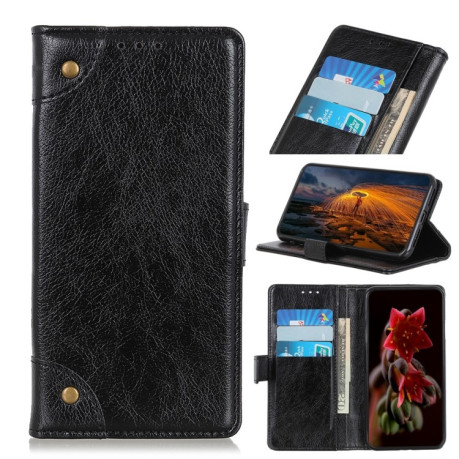 Чохол-книжка Copper Buckle Nappa Texture Samsung Galaxy M32/A22 4G - чорний