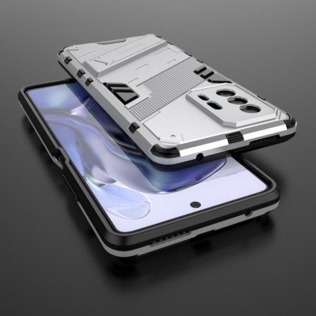 Протиударний чохол Punk Armor для Xiaomi Mi 11T/11T Pro - білий
