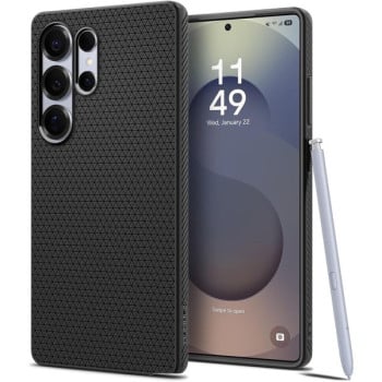 Оригінальний чохол Spigen Liquid Air на Samsung Galaxy S25 Ultra - Black