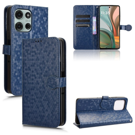 Чехол-книжка Honeycomb Dot для Motorola Moto G75 5G - синий