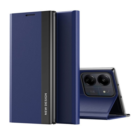 Чехол-книжка Electroplated Ultra-Thin для Xiaomi Redmi 13C/Poco C65 - синий