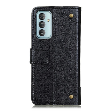 Чохол-книжка Copper Buckle Nappa Texture Samsung Galaxy M13 4G - чорний