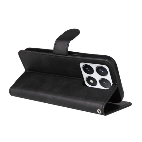 Чехол-книжка Stitching Calf Texture для Xiaomi 14T Pro - черный
