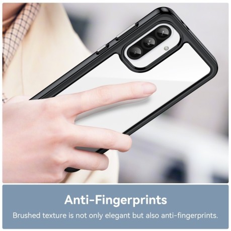 Протиударний чохол Colorful Acrylic Series для Samsung Galaxy A56 5G - чорний