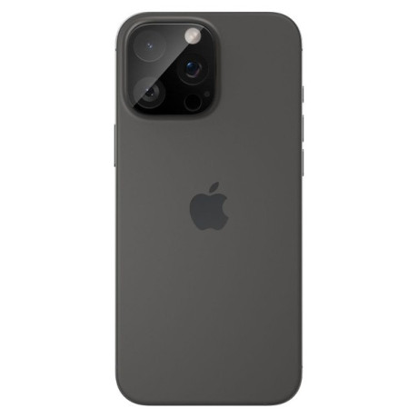 Комплект защитных стекол на камеру Spigen Optik.tR Camera Protector 2 pcs. для  iPhone 14 Pro / Pro Max / 15 Pro / Pro Max / 16 Pro / Pro Max - Black