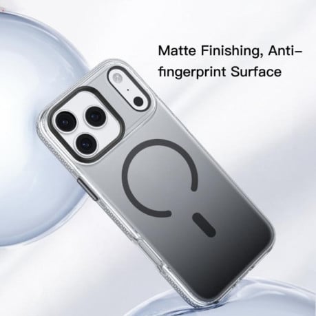 Чехол Mutural Ice Series MagSafe Gradient Matte на iPhone 17 Pro Max - оранжевый