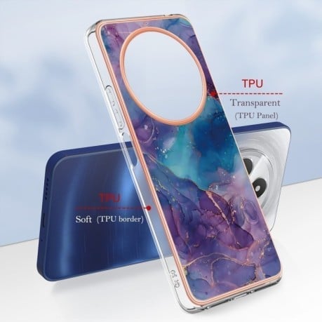 Протиударний чохол Electroplating IMD для Xiaomi Redmi 14C 4G/Poco C75/Redmi A4 5G - Purple
