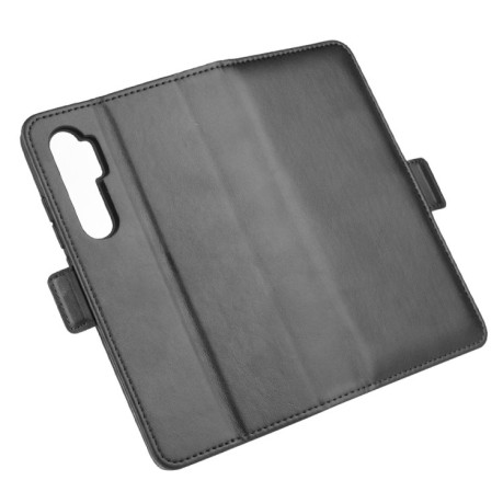 Чохол-книжка Dual-side Magnetic Buckle для Xiaomi Mi Note 10 Lite - чорний