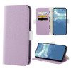 Чехол-книжка Candy Color Litchi для OPPO A54 4G - фиолетовый