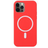 Противоударный чехол Nano Silicone (Magsafe) для iPhone 12 / 12 Pro - красный