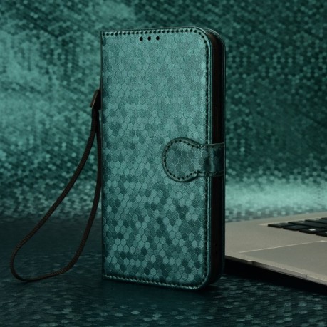Чехол-книжка Honeycomb Dot для Infinix GT 20 Pro - зеленый