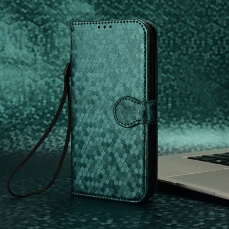 Чохол-книжка Honeycomb Dot для Xiaomi 15 Pro - зелений