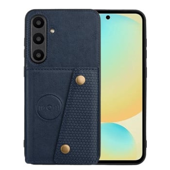 Противоударный чехол Double Buckle для Samsung Galaxy A36 5G - синий