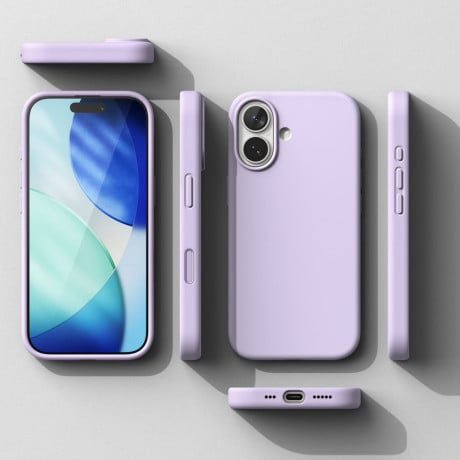 Оригінальний силіконовий чохол Ringke Silicone Magnetic з MagSafe на iPhone 17 - Purple