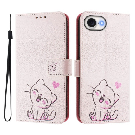 Чохол-книжка Colored Drawing Pattern для iPhone 16e - кольоровий