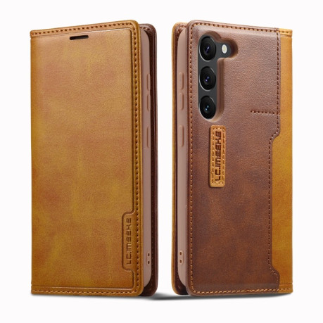 Чохол-книжка LC.IMEEKE LC-001 Series для Samsung Galaxy S23+Plus 5G - коричневий