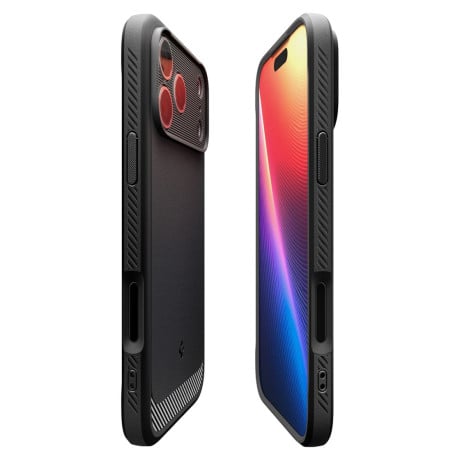 Оригінальний чохол Spigen Rugged Armor Mag з MagSafe на iPhone 17 Pro Max - Matte Black