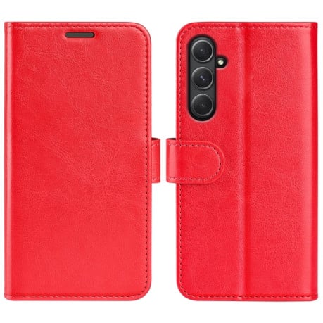 Чехол-книжка R64 Texture Single для Samsung Galaxy A55 - красный