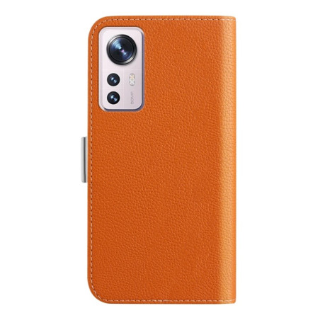 Чехол-книжка Candy Color Litchi Texture для Xiaomi 11 Lite - оранжевый