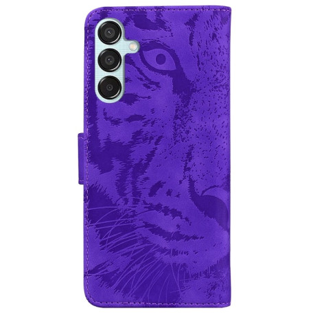 Чехол-книжка Tiger Embossing для Samsung Galaxy M15/F15 - фиолетовый