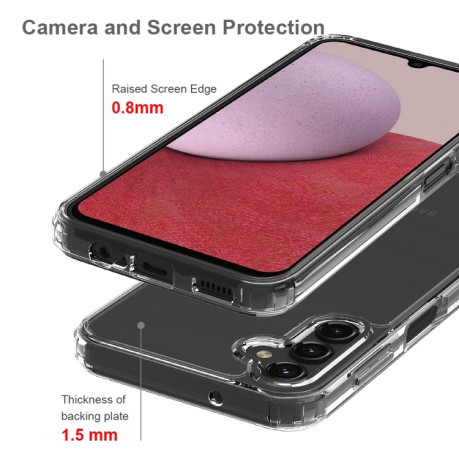 Акриловый противоударный чехол HMC для Samsung Galaxy A14 5G - прозрачный
