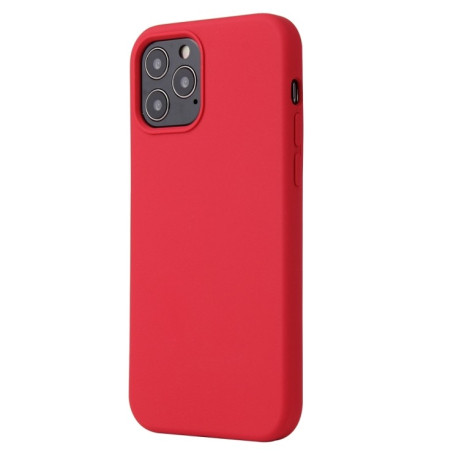 Силиконовый чехол Solid Color Liquid на iPhone 13 mini - темно-красный