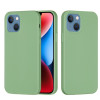 Силиконовый чехол Solid Color Liquid на iPhone 15 - светло-зеленый