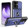 Противоударный чехол Camera Sliding для OPPO Reno13 F 4G / 5G - синий