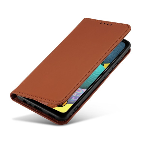 Чохол-книжка Strong Magnetism Samsung Galaxy A32 5G - коричневий
