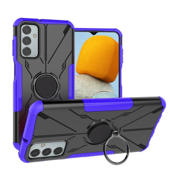 Противоударный чехол Machine Armor Bear для Samsung Galaxy F23 / M23 5G - фиолетовый
