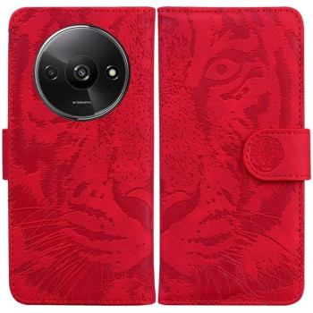 Чохол-книга Tiger Embossing для Xiaomi Redmi A3 - червоний