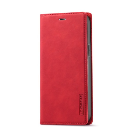 Чехол-книжка LC.IMEEKE Soft для  iPhone 14 Plus - красный