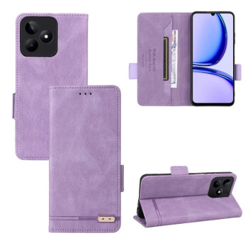Чехол-книжка Magnetic Clasp Flip для Realme C53/C51 / Narzo N53 - фиолетовый