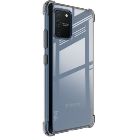 Противоударный чехол IMAK All-inclusive на Samsung Galaxy A91/S10 Lite - темно-прозрачный