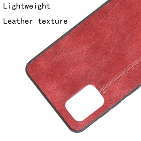 Ударозащитный чехол Sewing Cow Pattern на Samsung Galaxy A31 - красный