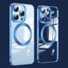 Противоударный чехол Lens MagSafe для iPhone 15 Pro Max - синий