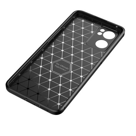 Ударозащитный чехол HMC Carbon Fiber Texture на OPPO Reno7 5G Global/ Find X5 Lite/OnePlus Nord CE2 5G - синий