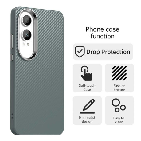 Ударозащитный чехол Carbon Fiber Series IMD на OnePlus Nord CE4 Lite 5G - серый