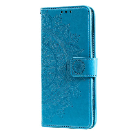 Чехол-книжка Totem Flower для Samsung Galaxy M52 5G - синий