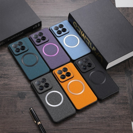 Протиударний чохол CD Magnetic Cloth Texture для Xiaomi 14T Pro - сірий