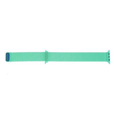 Браслет із нержавіючої сталі Milanese Loop Magnetic для Apple Watch Ultra 49mm /45mm /44mm /42mm - світло-зелений