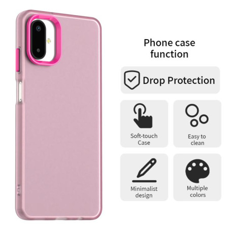 Противоударный чехол Candy Series для Samsung Galaxy F06 5G / M06 5G - красный