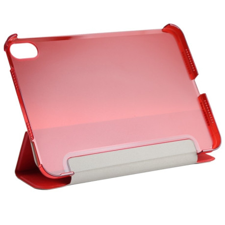 Чохол-книжка Silk Texture Three-fold на iPad mini 6 - червоний