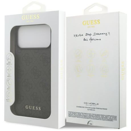 Оригінальний чохол Guess 4G Classic на iPhone 17 Pro Max - Black
