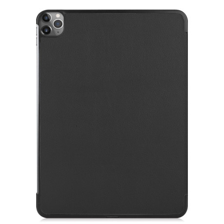 Чехол-книжка Custer Pattern Pure Color на iPad Pro 12.9 inch 2020 - черный