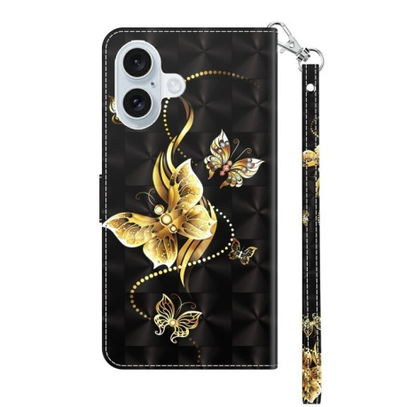 Чехол-книжка 3D Painting для  iPhone 16 Plus - разноцветный