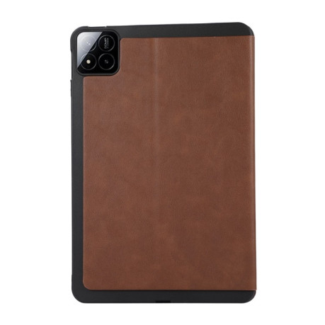 Чехол-книжка Flip Tablet Protective Leather для Xiaomi Pad 7 / 7 Pro - коричневый