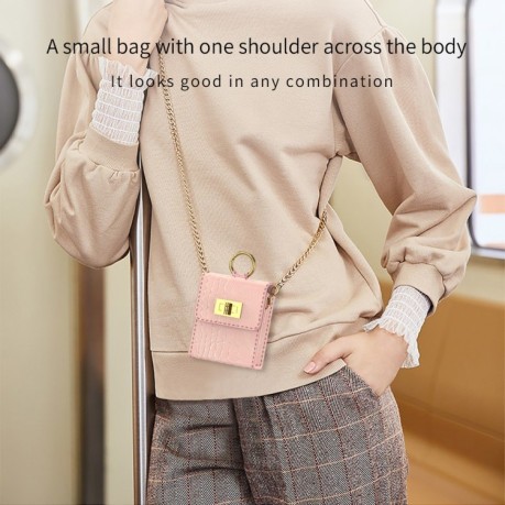 Протиударний чохол GKK Crocodile Pattern Mini Backpack Slim для Samsung Galaxy Flip 5 - чорний